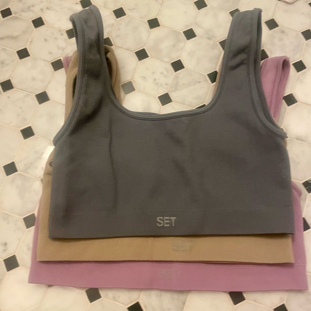 Set Active size small bundle of 3 bras